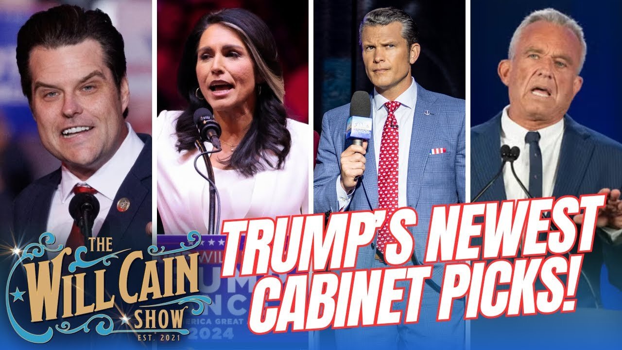 The Will Cain Show | RFK Jr in at HHS! PLUS, Gaetz, Tulsi and Pete! With Sen/Coach Tuberville