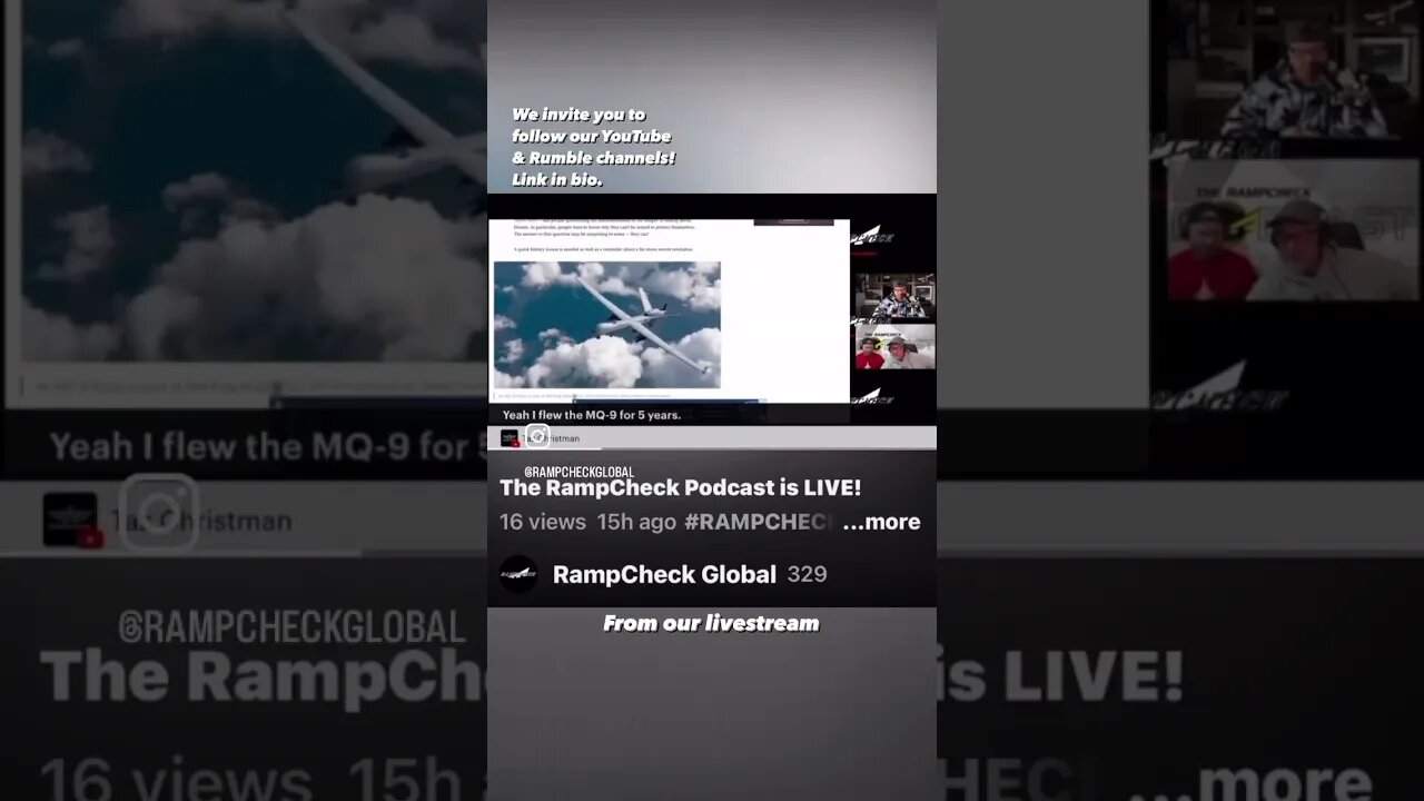 From our #livestream discussing the USAF drone Russian jet encounter over the Black Sea #shorts