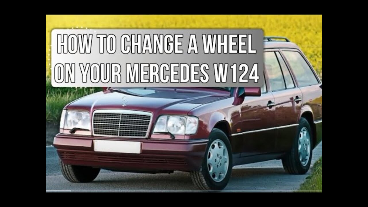 Mercedes Benz W124 - How to change replace your wheel/tire DIY