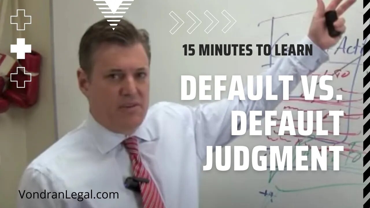 Default vs. Default Judgment under Federal Rule 55 and 60