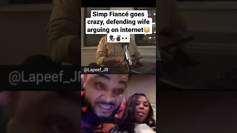 Simp goes crazy defending wife who’s arguing on the internet with a man #antondaniels #shorts