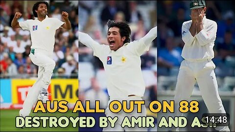 Australia All Out On 88 | Amazing Bowling By Amir And Asif 🤯 | 2010