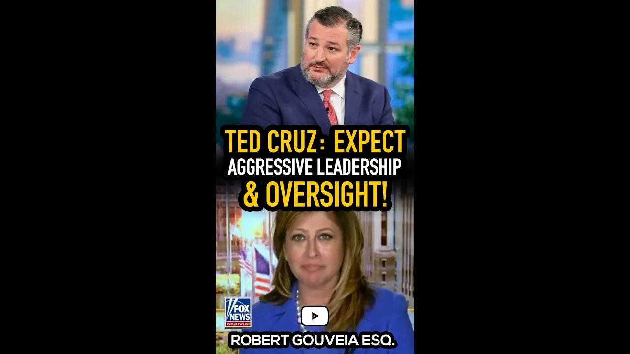 Ted Cruz: Expect Aggressive Leadership & Oversight! #shorts