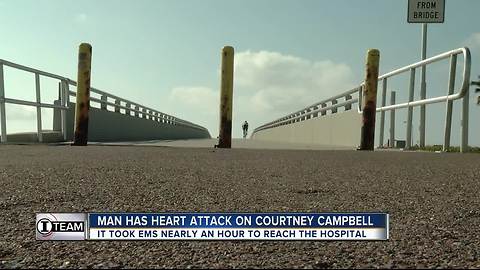 Witness: Protective barriers on Courtney Causeway Pedestrian Bridge slowed emergency response | I-Team Investigates