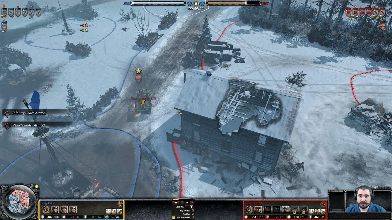 KugelBlitz (Ost) vs runmartiez89 (Sov) || Company of Heroes 2