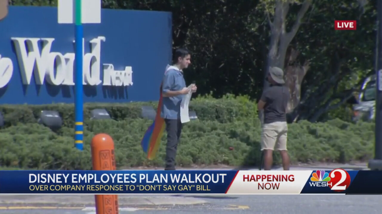 Florida 'Don't Say Gay' Disney Walkout Was a 'Massive' Protest of... One