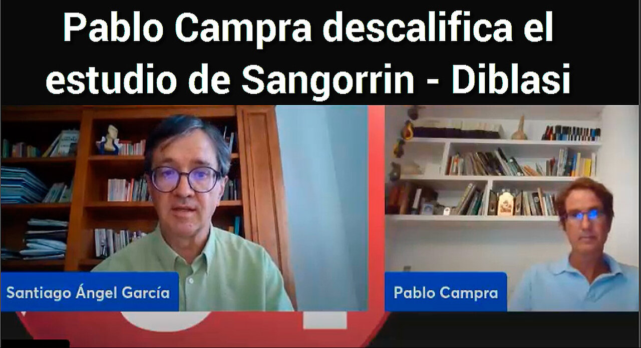 Pablo Campra descalifica el estudio Sangorrin - Diblasi