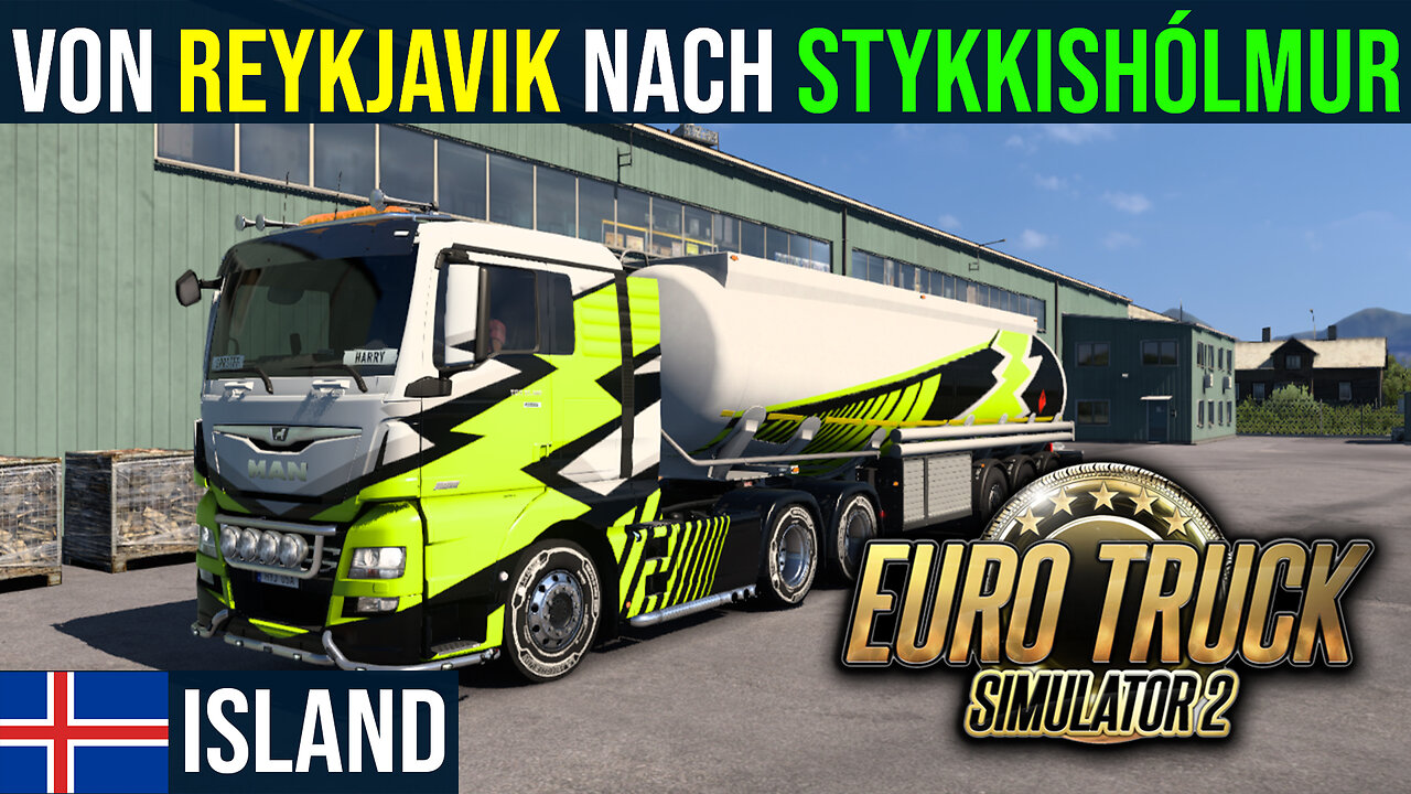 ETS2 ProMods - Wir transportieren ÖL von Reykjavik nach Stykkishólmur [ISLAND]