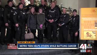 Metro teen helps others while battling cancer