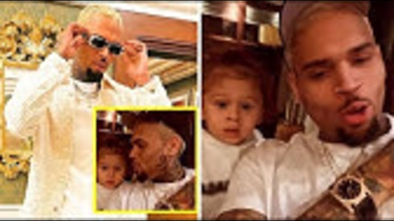 Chris Brown Son Aeko Enjoys A Beautiful Day With Their Daddy at the Germany!❤️