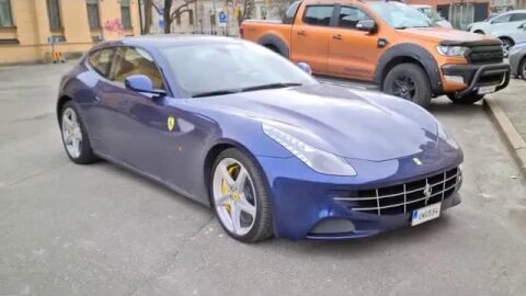 8k Ferrari FF in Stockholm Sweden. Filmed with Samsung S20. 4320p.