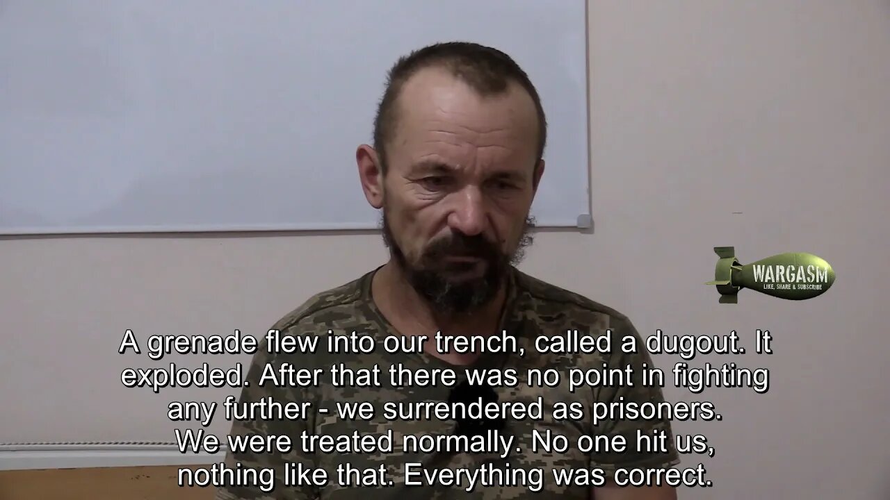 'They didn't want to fight and so engaged in looting' Ukrainian POW
