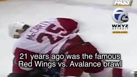 Detroit Red Wings vs. Colorado Avalanche brawl remembered 21 years later