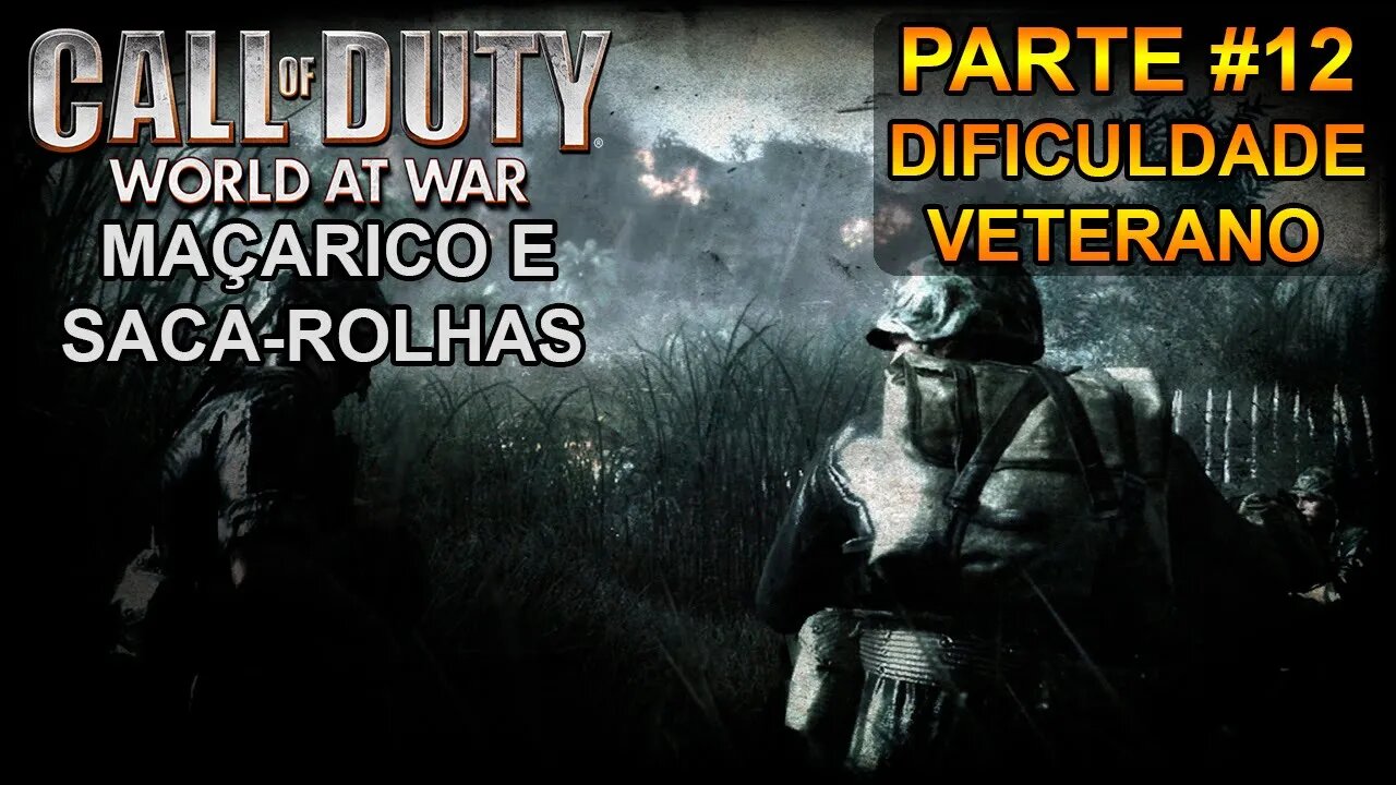 Call Of Duty: World At War - [Parte 12 - Maçarico E Saca-Rolhas] - Dificuldade Veterano - Leg. PT-BR