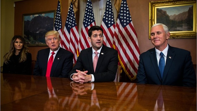 Speaker of the House Paul Ryan Meeting President Elect Trump in New York