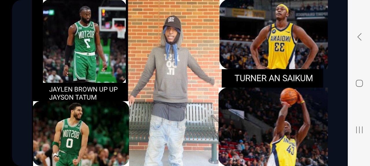 BOS VS IND WAT GM2 FO JAYLEN BROWN 40 PEICE JAYSON YEA SAIKUM TURNER BALLED NO HALIBURTON💪🏾🔵