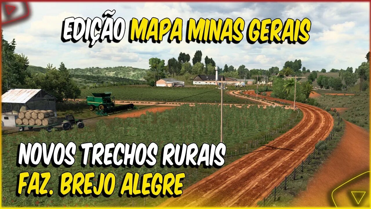 EDIÇÃO MAPA MINAS GERAIS NOVA FAZENDA BREJO ALEGRE MG 430 IGARATINGA