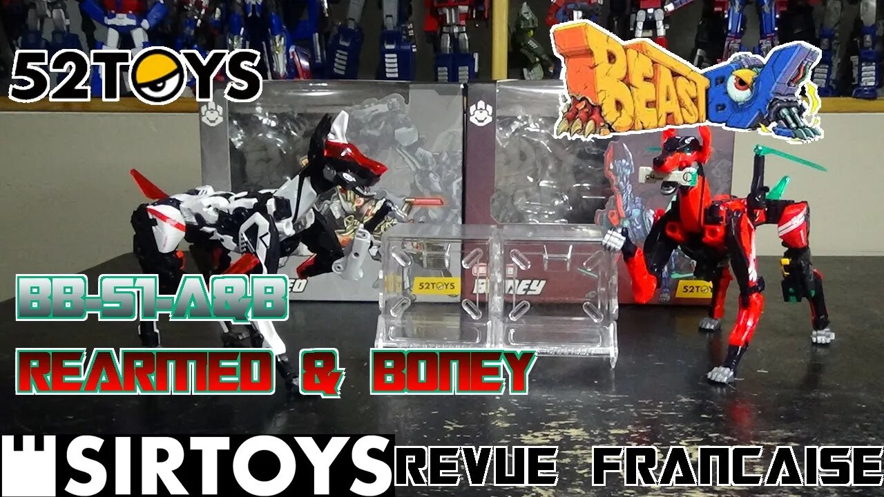 [Francais] Revue Video de 52toys - BeastBox - BB-51-A&B - Rearmed & Boney