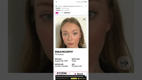 HAPPY 26 BIRTHDAY EMILIA MCCARTHY TV Actress