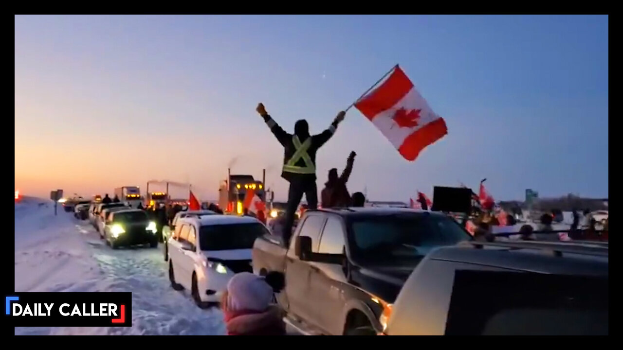 Canadian Truckers Create Massive 'Freedom Convoy' To Protest Vaccine Mandates