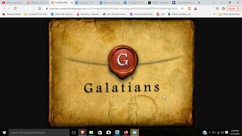 Quick Galatians study Amplified