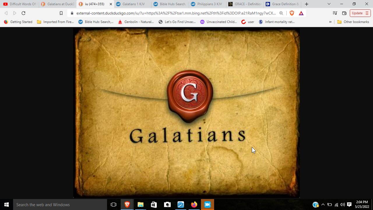 Quick Galatians study Amplified