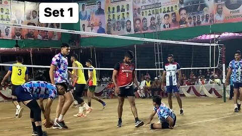 Vikas Chaubey vs Prince 👑 what a match Mumbra all India volleyball tournament