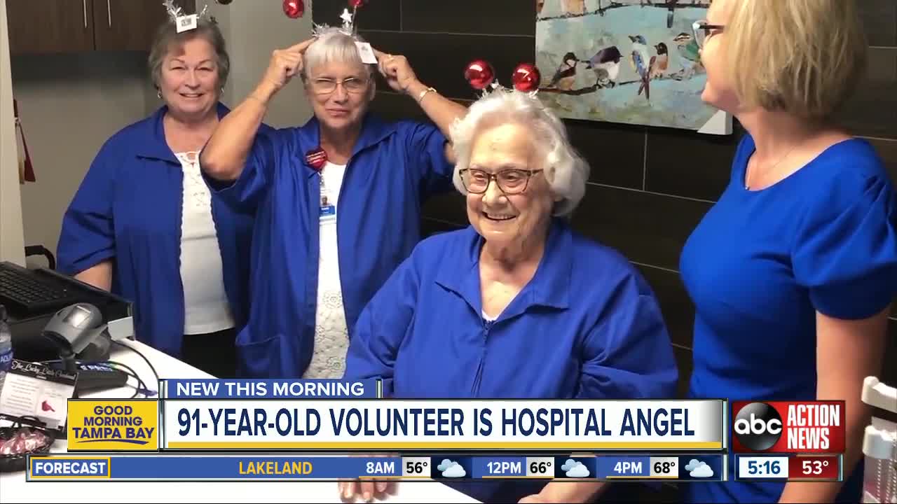 Hospital angel: 91-year-old volunteer logs more than 50,000 hours at AdventHealth Wauchula