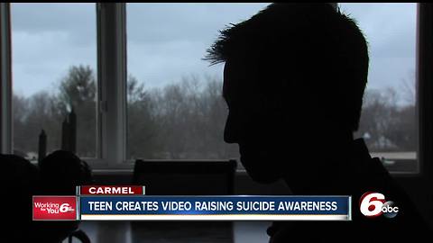 Carmel teen creates video to raise suicide awareness
