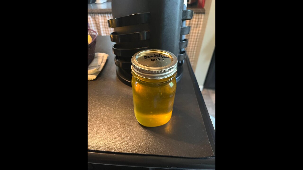 Making Dandelion Oil