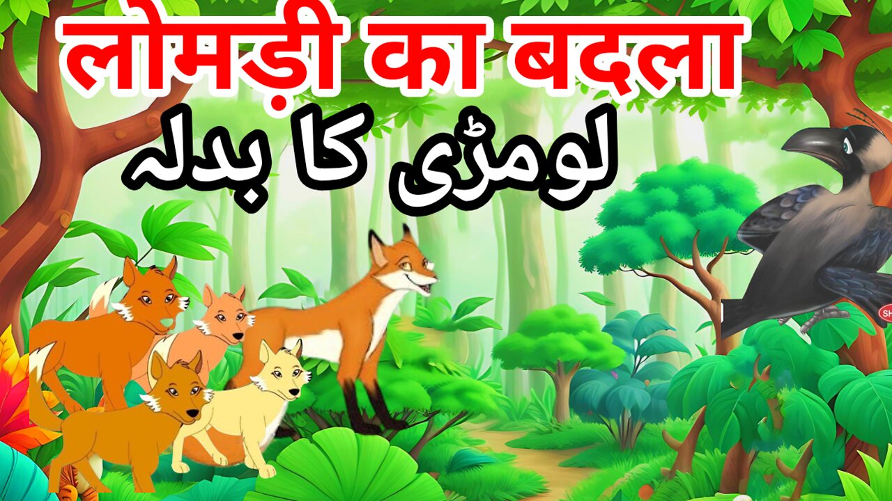 लोमड़ी का बदला | The Fox & Crow | 3D Animated Hindi Story | Kids Story |