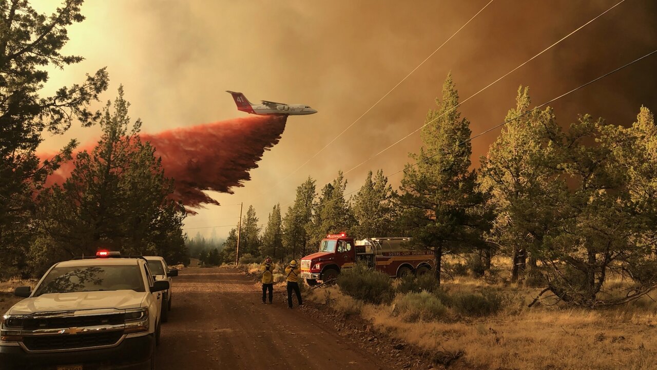 Thousands Of Firefighters Battle More Than 60 Blazes In Western U.S.