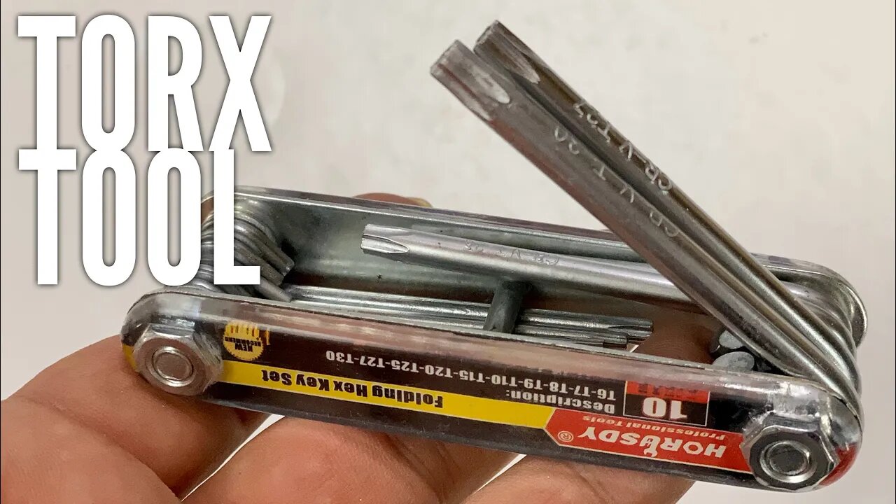 Folding Security Torx Tamper Proof Star Key Set Unboxing