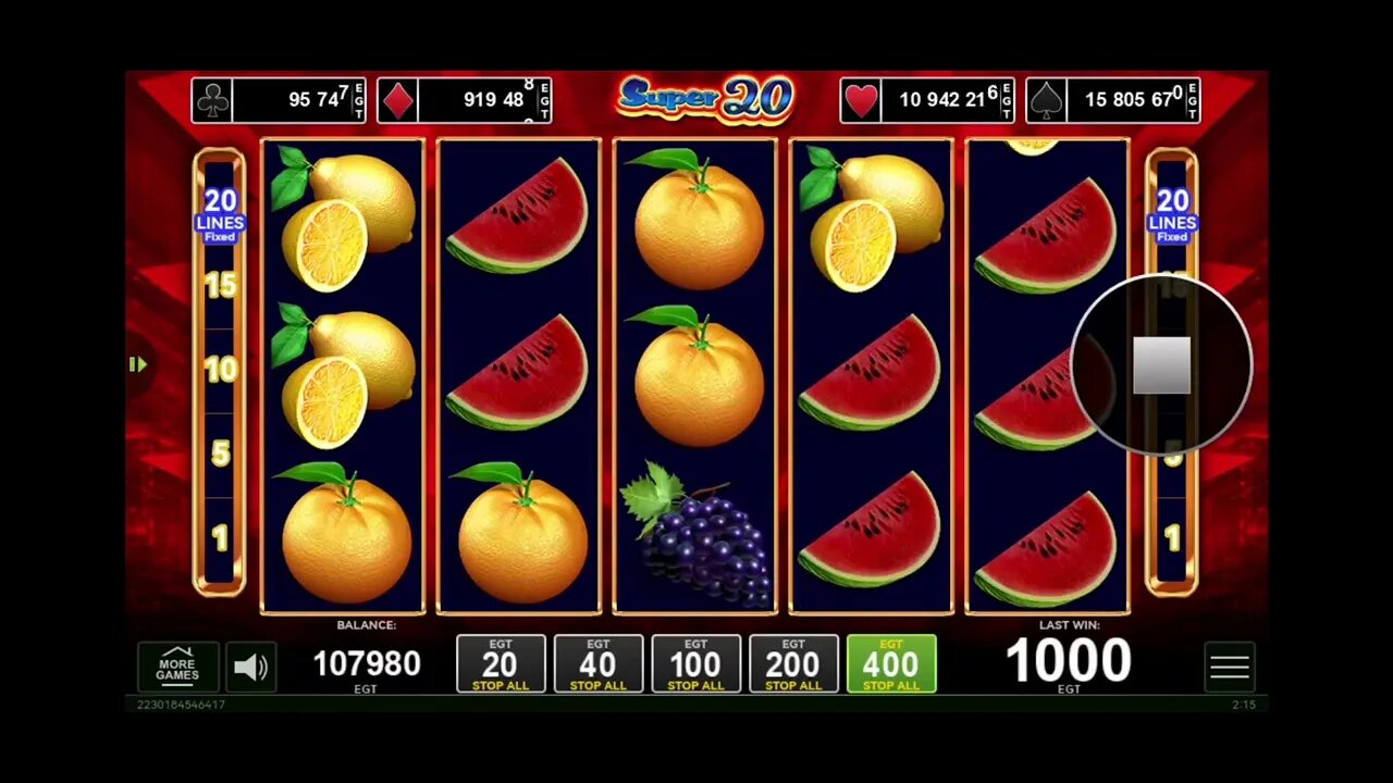 Super 20 EGT