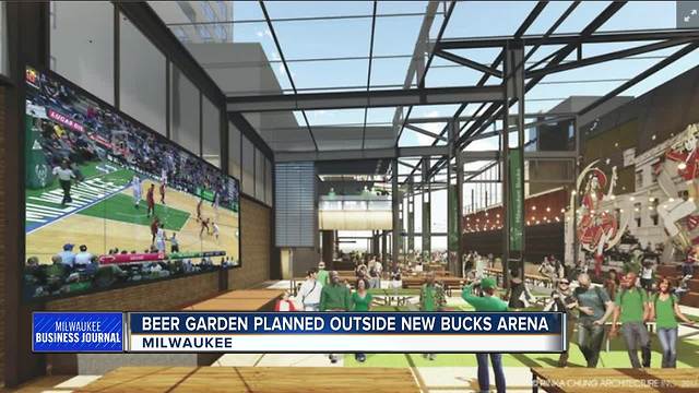 Beer garden planned for outside new Bucks arena