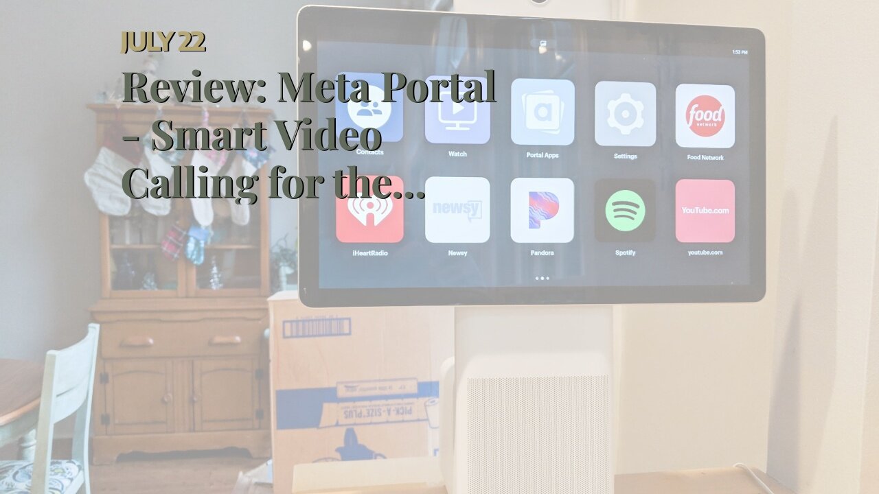 Review: Meta Portal - Smart Video Calling for the Home with 10” Touch Screen Display - Black