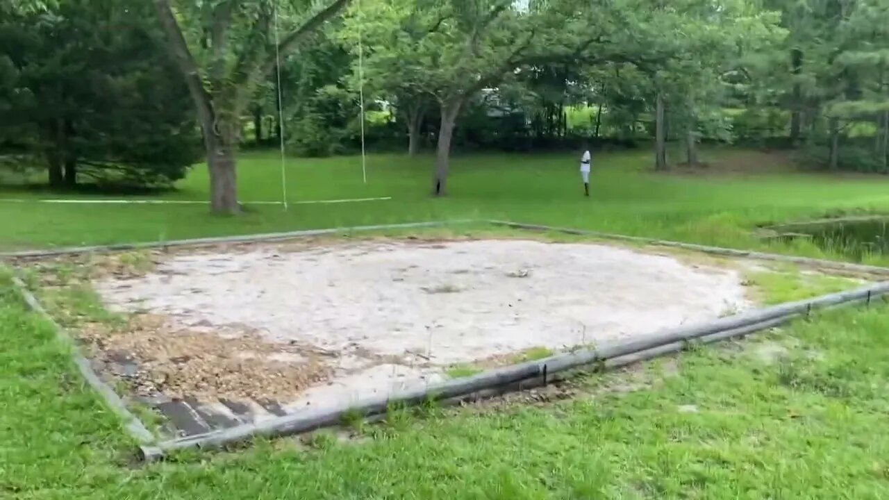 OFF THE GRID LIVING 2 ACRES OF LAND VISUAL WITH FISH POND