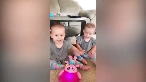 Twin Babies Fighting and Playing Together - Try not to laugh Funniest Home Videos