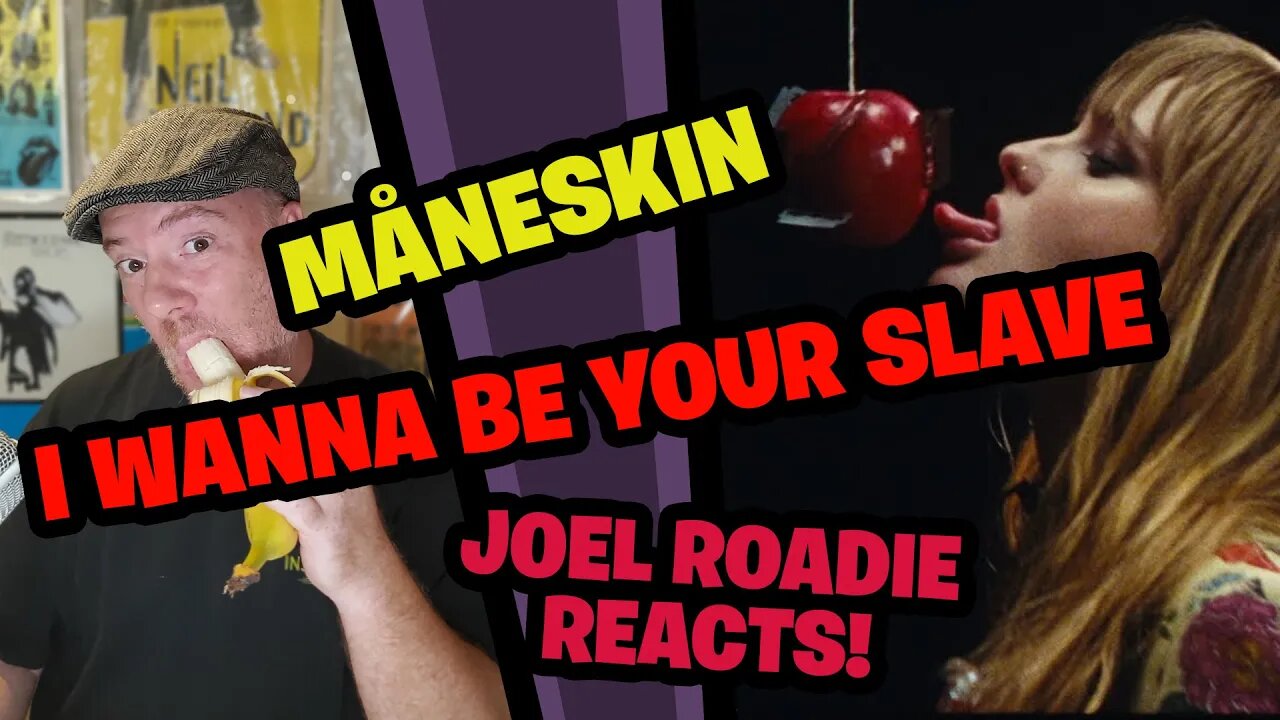 Måneskin - I WANNA BE YOUR SLAVE (Official Video) - REACTION - Joel Roadie