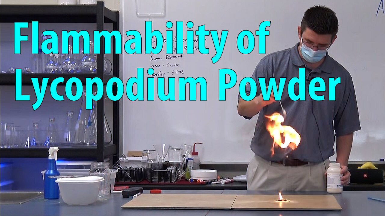 Flammability of Lycopodium Powder