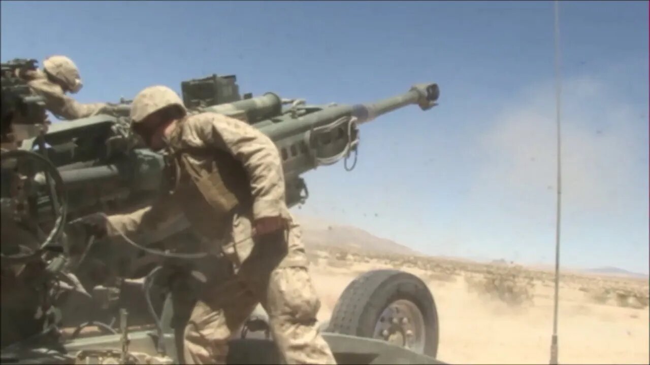 Marines Howitzers Conduct Live-Fire Missions