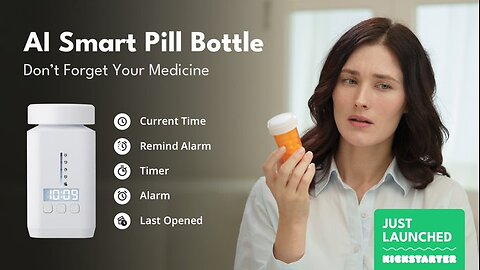 DEFI AI Smart Pill Bottle | Don’t Ever Forget Your Meds