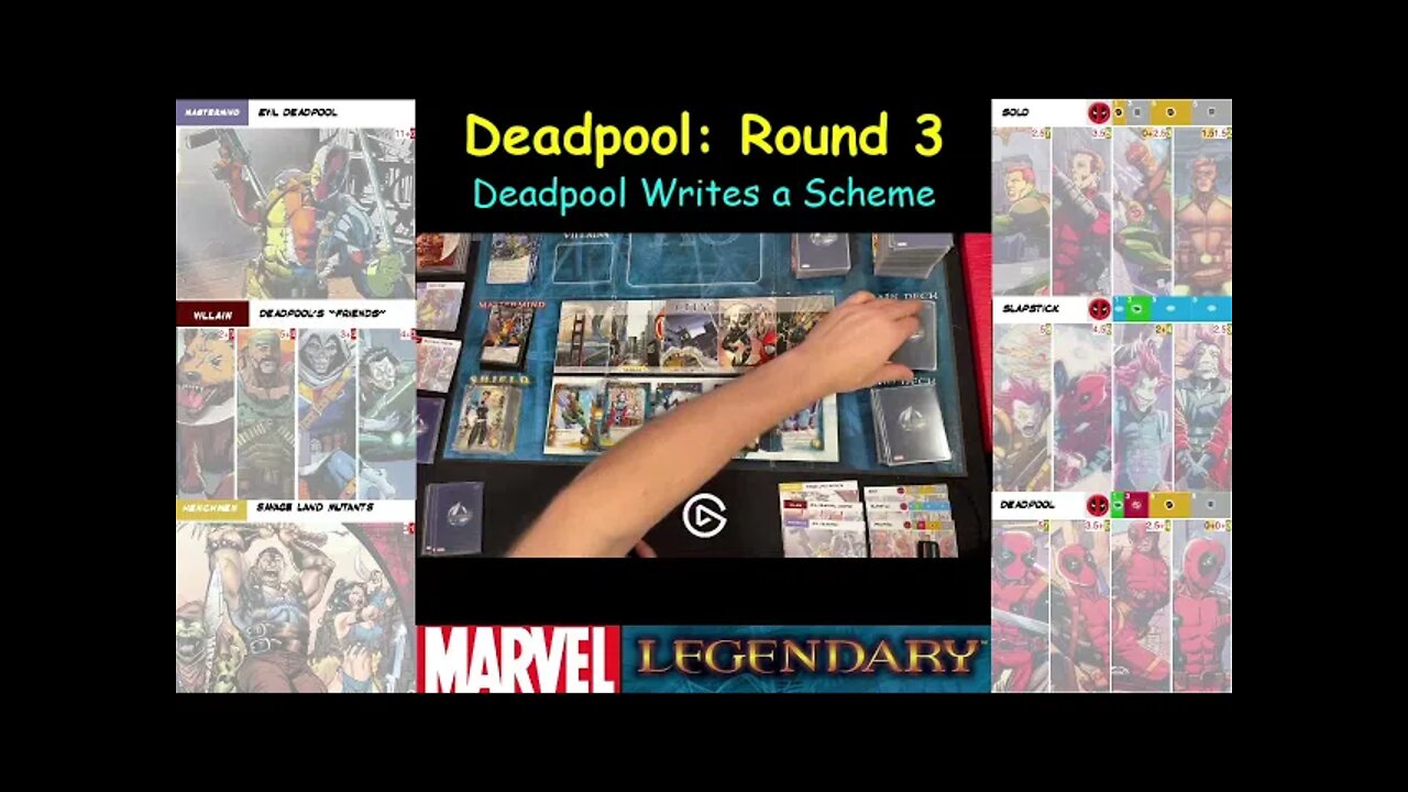 Marvel Legendary Deck Building Game: Deadpool, Round 3