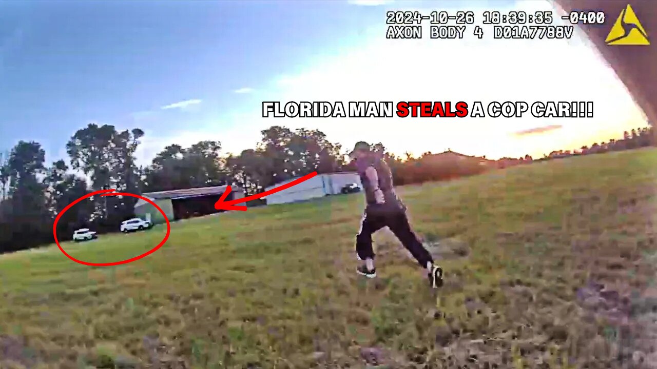 Florida Man Tells Deputies He Likes Stealing Cars – Proceeds to Steal Their Car