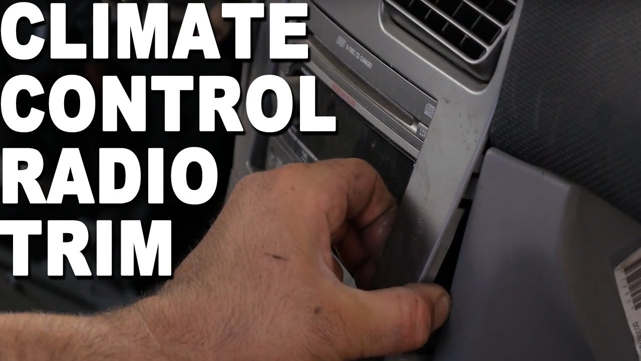 How to remove an AC Climate Control - 2004 Subaru Forester