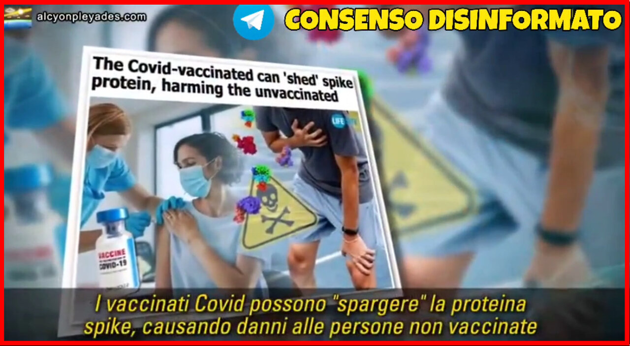 I VACCINATI COVID POSSONO "SPARGERE" LA PROTEINA SPIKE, CAUSANDO DANNI ALLE PERSONE NON 💉​💀​⚰️​