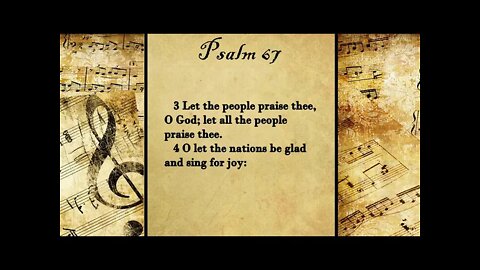 Psalm 67 Set to Music | FWBC HYMN with Lyrics