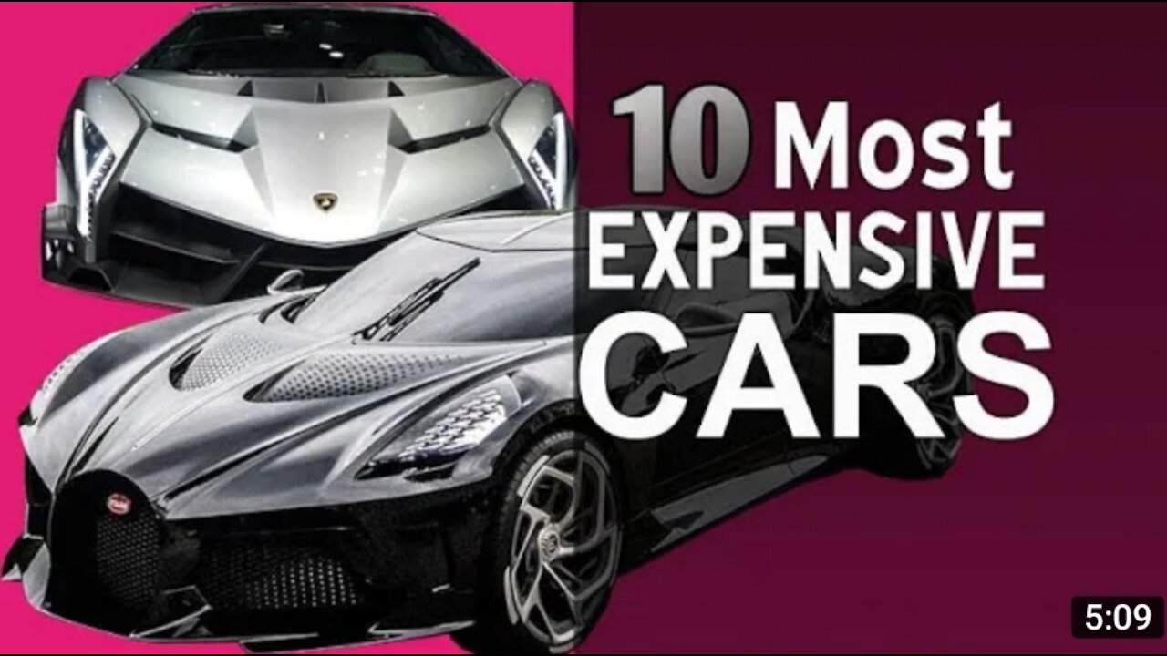 Top 10 Most Expensive Cars In The World 2021 #4657