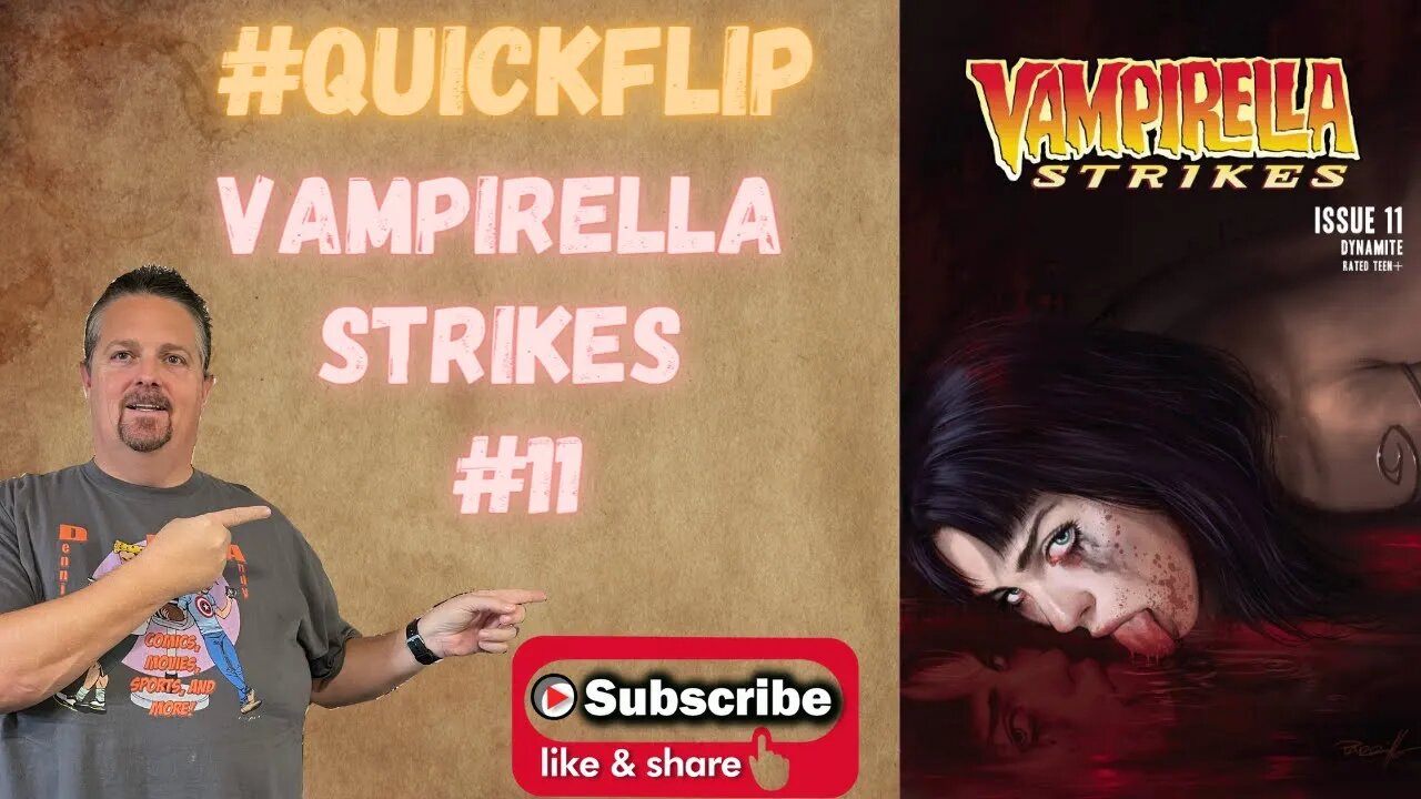 Vampirella Strikes #11 Dynamite #QuickFlip Comic Book Review Tom Sniegoski,Jonathan Lau #shorts