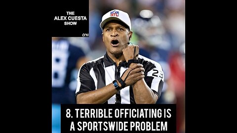 8. Terrible Officiating is a Sportswide Problem